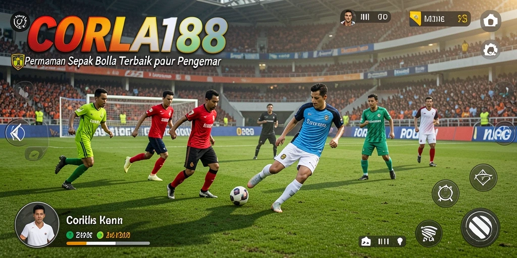 Tampilan gameplay menarik dari <strong>CORLA188</strong> yang menampilkan aksi sepak bola seru.