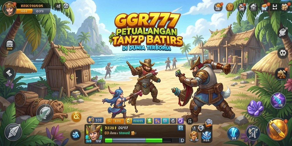 Tampilan gameplay menakjubkan dari GGR777 dalam dunia terbuka.