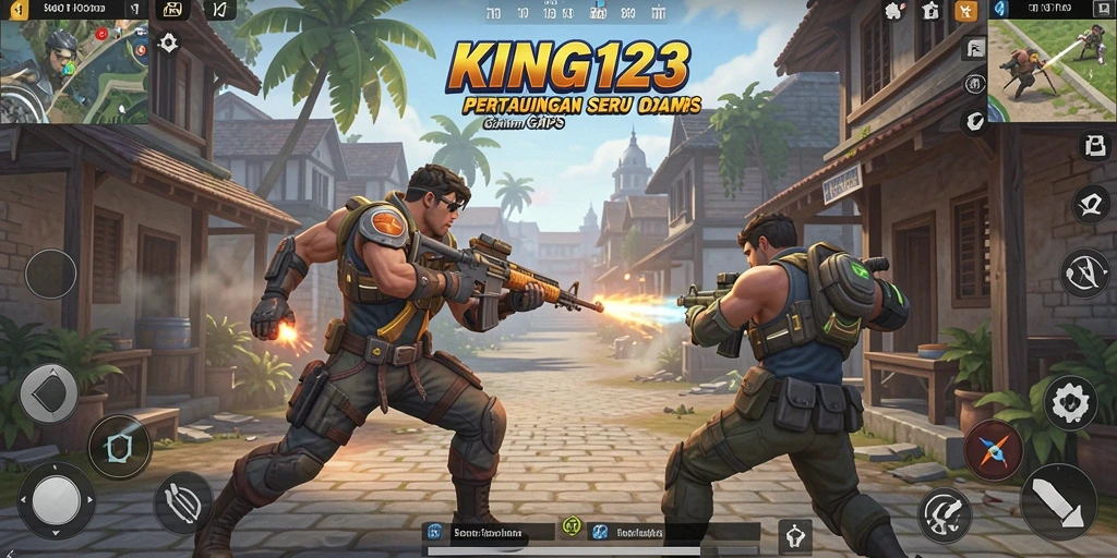 Tangkapan layar menarik dari gameplay intens KING123.