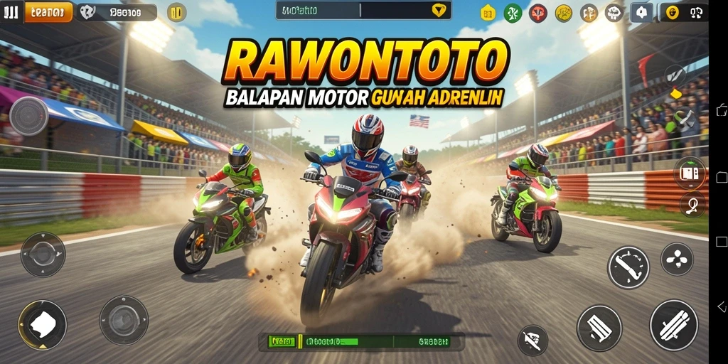 Tampilan gameplay mendebarkan di RAWONTOTO dengan kecepatan tinggi.