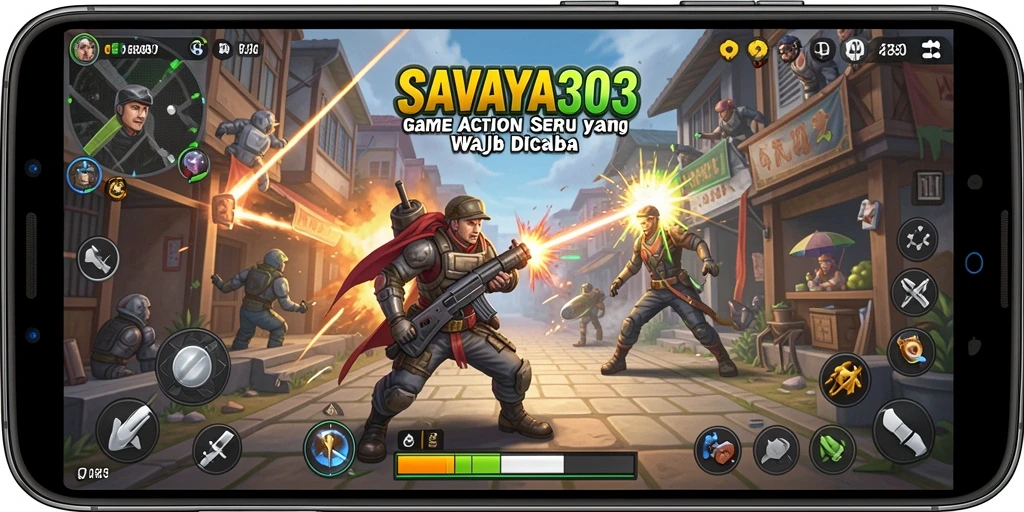 Tampilan gameplay SAVAYA303 dengan aksi mendebarkan.