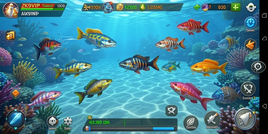 Screenshot gameplay menampilkan suasana seru Tembak Ikan.